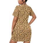 Leopard Stacked Dress - Image 4