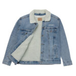 Denim Sherpa Jacket - Image 3